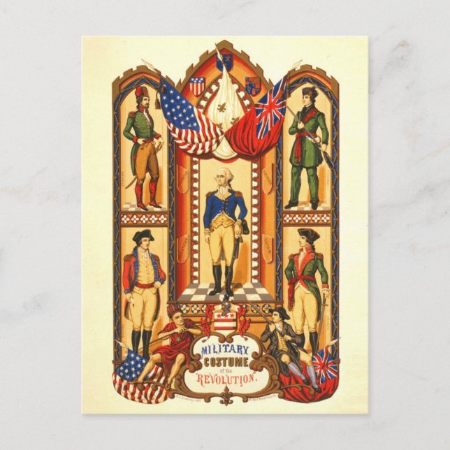 Carte Postale Costume Militaire de la Révolution (Devant)