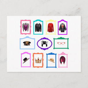 Carte postale Costumes