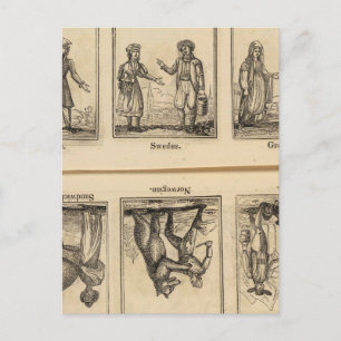 Carte Postale Costumes