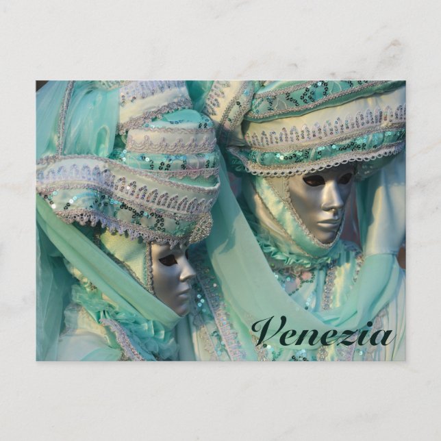 Carte Postale Costumes de couple costumés (Devant)