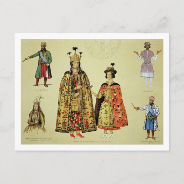 Carte Postale Costumes des XVIIe et XVIIIe siècles, plaque 56 (Devant)