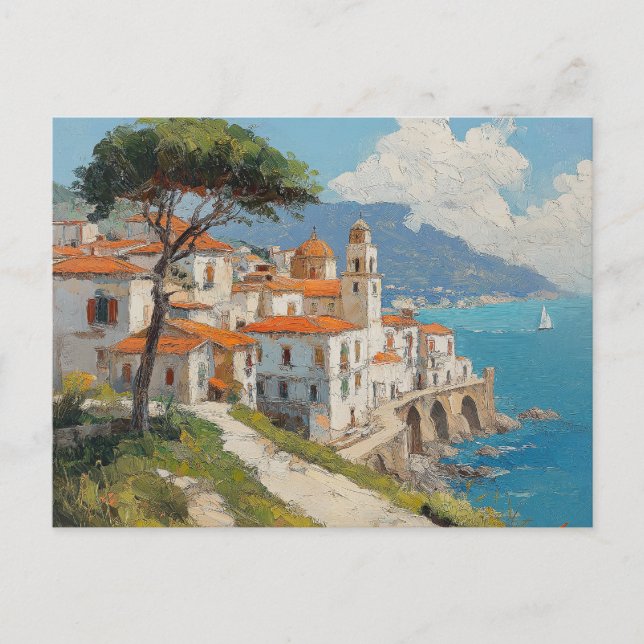 Carte Postale Côte Amalfi (Devant)