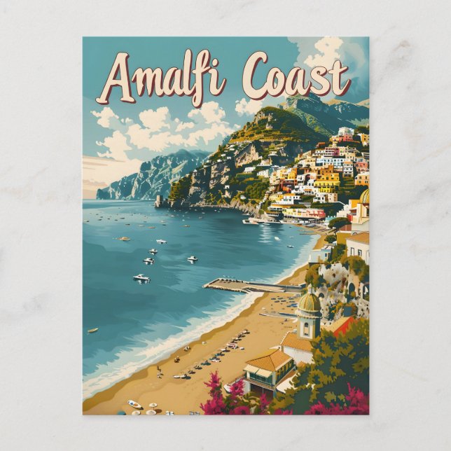 Carte Postale Côte d'Amalfi (Devant)