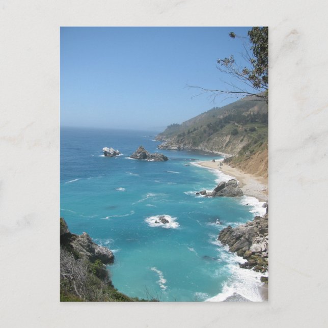 Carte Postale Côte de Californie - Big Sur (Devant)