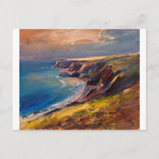 Carte Postale Côte de Cornouailles près de Newquay