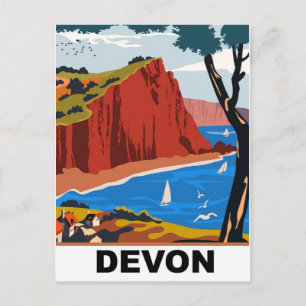 Carte Postale Côte de Devon