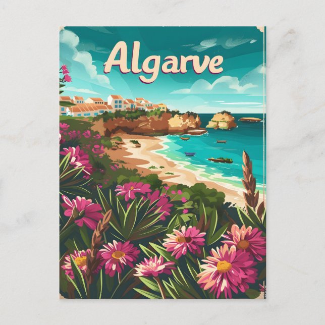 Carte Postale Côte de l'Algarve (Devant)