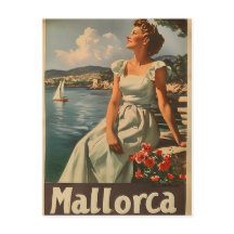 Côte de Majorque, 1950 Élégance Vintage