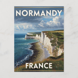 Carte Postale Côte de Normandie France Paysage Atlantique Dramat