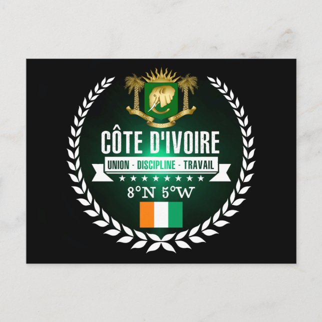 Carte Postale Côte d'Ivoire (Devant)