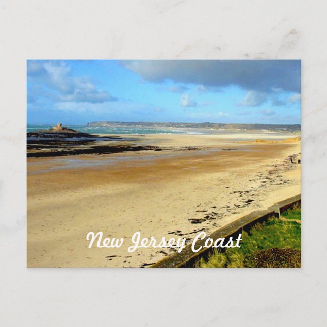 Carte Postale Côte du New Jersey, New Jersey (Devant)