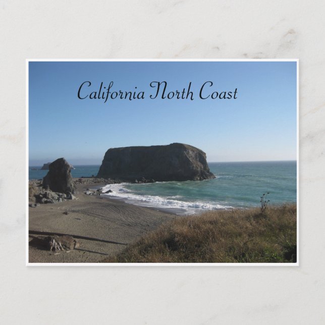 Carte Postale Côte du nord la Californie (Devant)
