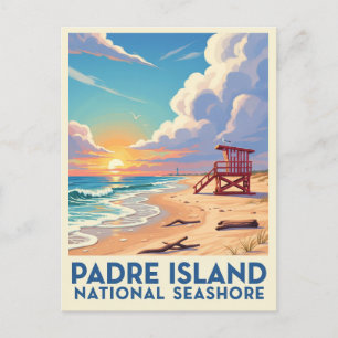 Carte Postale Côte nationale de l'île de Padre