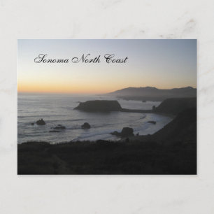 Carte Postale Côte Nord de Sonoma