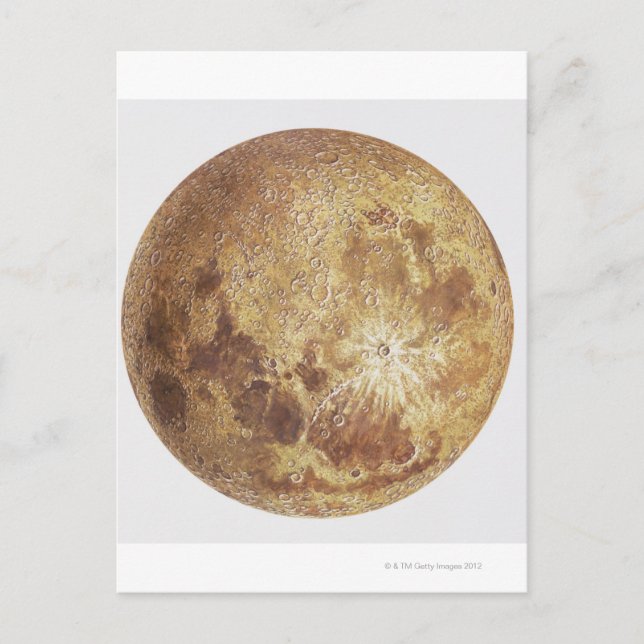 Carte Postale Côté sombre de la lune, illustration (Devant)