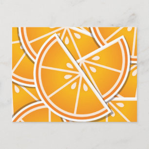 Carte Postale Cotés orange funky