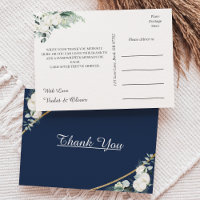 Coton d'Eucalyptus | Marine Moderne Merci Mariage