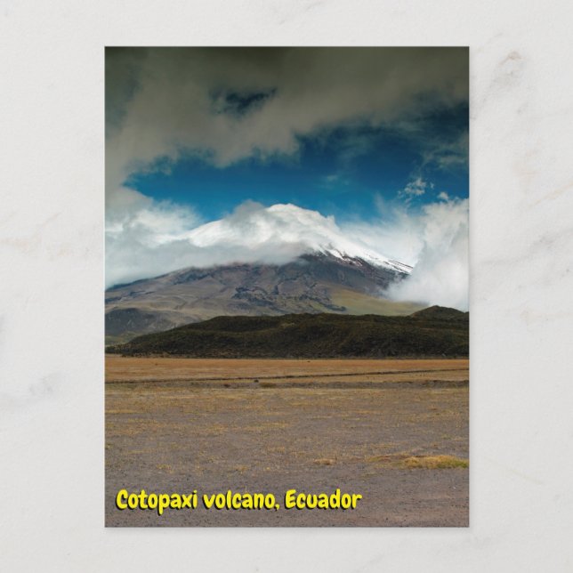 Carte Postale Cotopaxi Équateur (Devant)