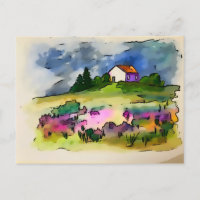 Cottage et fleurs sauvages Campagne anglaise