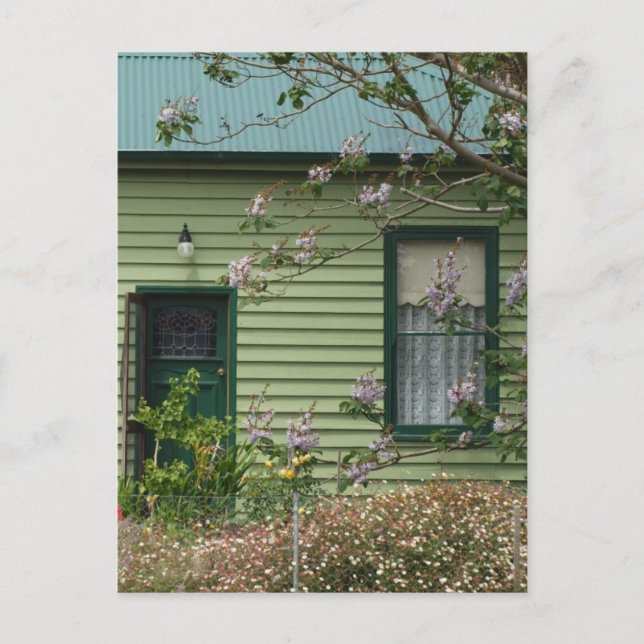 Carte Postale Cottage vert (Devant)