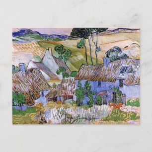 Carte Postale Cottages au toit de chaume par Hill par Vincent va