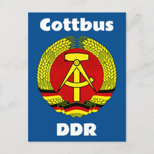 Carte Postale Cottbus, DDR - Deutsche Demokratische Republik