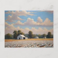 Carte postale Cotton Field Art