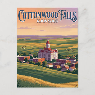 Carte Postale Cottonwood Falls Kansas
