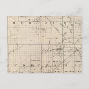 Carte Postale Cottonwood, Murray, comté de Pipestone, Minnesota