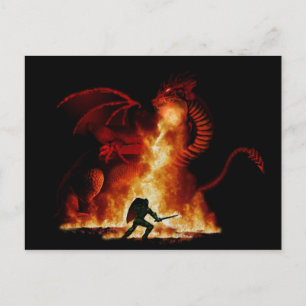 Carte Postale Couche de dragon Bordox