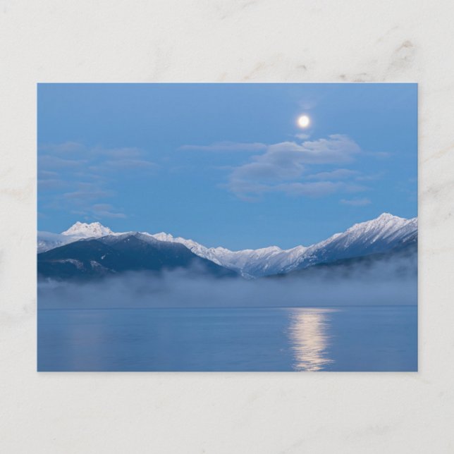 Carte Postale Coucher de lune | Seabeck, Washington (Devant)