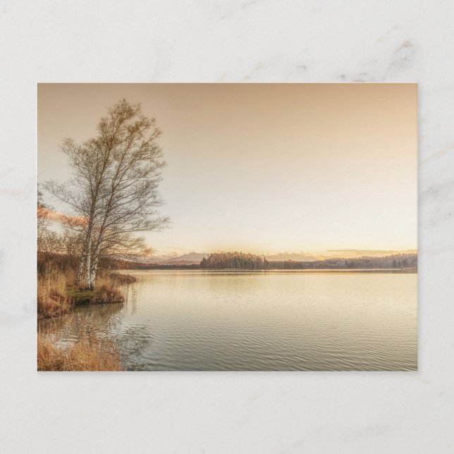 Carte Postale Coucher de soleil (Devant)