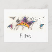 Carte postale Coucher de soleil