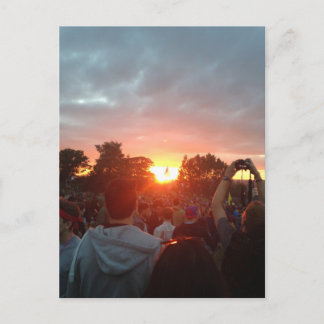 Carte Postale coucher de soleil