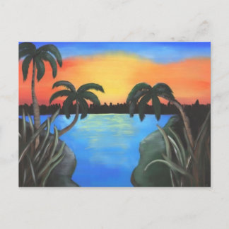Carte Postale Coucher de soleil