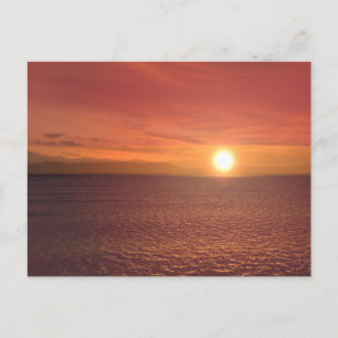 Carte Postale coucher de soleil