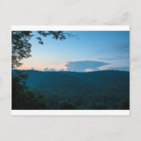 Coucher de soleil à la gorge Mohican Vue, Ohio