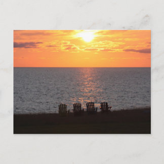 Carte Postale Coucher de soleil à l'Île-du-Prince-Édouard