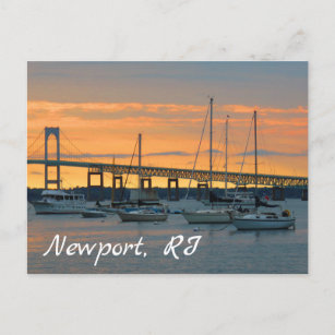 Carte Postale Coucher de soleil à Newport, Rhode Island