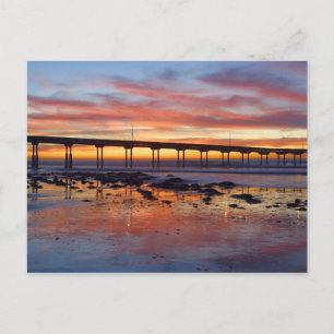 Carte Postale Coucher de soleil à Ocean Beach