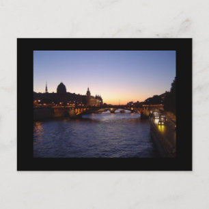Carte Postale Coucher de soleil à Paris