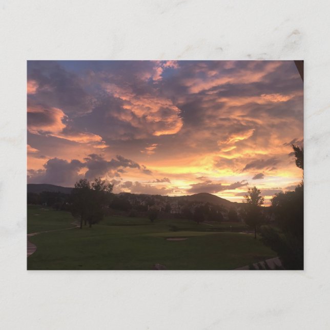 Carte Postale Coucher de soleil à Reno  (Devant)