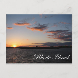 Carte Postale Coucher de soleil à Rhode Island
