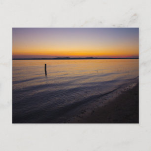 Carte Postale Coucher de soleil à Yuba, Michigan