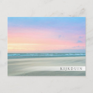 Carte Postale Coucher de soleil Abstrait sur la plage de La Haye