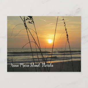 Carte Postale Coucher de soleil Anna Maria Island Floride