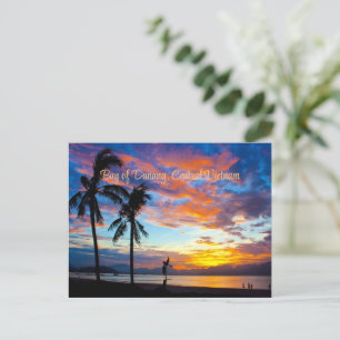 Carte Postale Coucher de soleil, Baie de Danang, Viêt-nam du cen
