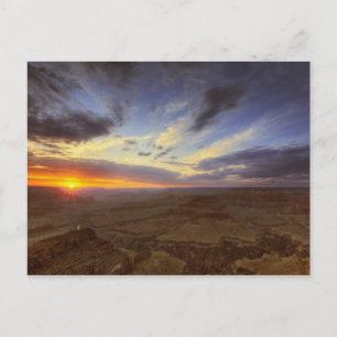 Carte Postale Coucher de soleil, bord sud du Grand Canyon, Grand