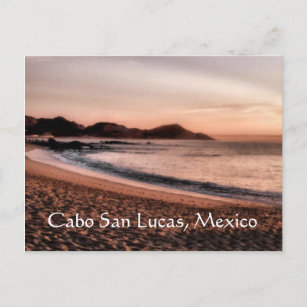 Carte Postale Coucher de soleil coloré de Cabo