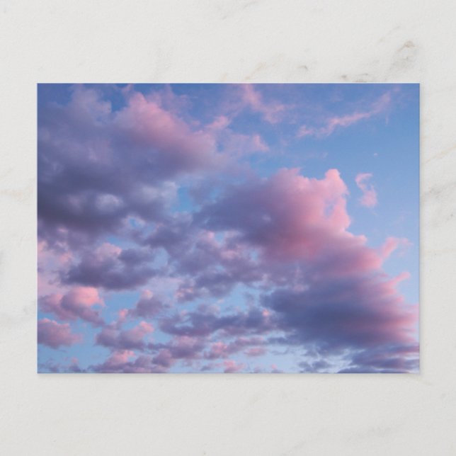 Carte Postale Coucher de soleil Cotton Candy (Devant)